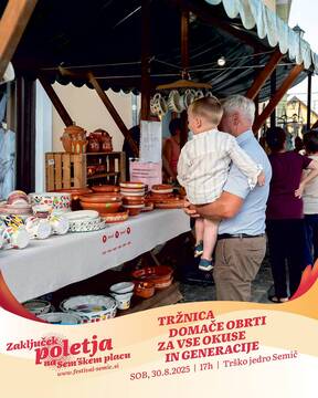 Zaključek poletja, sobota, tržnica